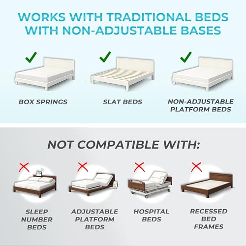 Stander EZ Adjust Bed Rail, Adjustable Senior Bedrail and Safety Assist Railing for Elderly Adults with Organizer Pouch, ASTM Safety Approved Guard-Rail, Black