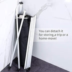 Nicesail Laundry Basket 2 Section Hamper Washing Storage Basket Bag, Folding Hamper Waterproof & Aluminum X-Frame, Cloth Organizer Durable Laundry Basket for Bathroom Home with Carrying Handle - size: 2 sections