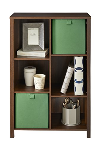 ClosetMaid 16054 Premium Adjustable 6-Cube Organizer, Dark Chestnut - color: Dark Chestnut, size: 6-Cube