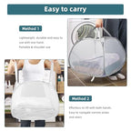 2 Pack Collapsible Laundry Baskets, 90L Large Foldable Laundry Basket, Durable Mesh Pop Up Hampers for Laundry, Dirty Clothes Laundry Hamper for Bedroom, Bathroom, Dorm, Laundry Room, Travel White - color: 2xWhite