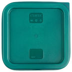 CURTA 8-Pack 2 Qt NSF Clear Polycarbonate Food Storage Containers with Green Lids - Square, Commercial-Grade, Freezer & Dishwasher Safe, Stackable - color: 2.0 Qt 8-Pack(Green Lids)
