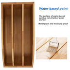 DINDON Pull Out Cabinet Organizer for Pans, Pot lid, Cookie Sheet, Cutting Board, Baking Tray, Slide Out Kitchen Cabinet Storage Organizer, 10.5''W X 21"D X 10.6"H, Wood - size: 10.6"H