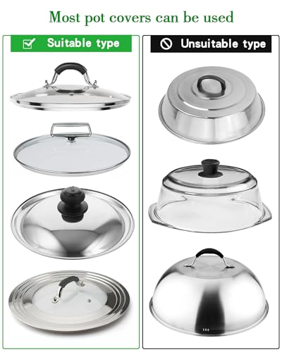 Over Cabinet Door Pot Lid Organizer, 2-Tier Stainless Steel Pan Cover Rack, Kitchen Storage Holder - style: 2-slot pot lid rack