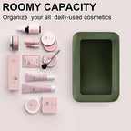 LETGO Clear Makeup Bags, TSA Approved Toiletry Bag with Zipper, Clear Makeup Organizer Fit Carry-on Travel Essentials,Clear Cosmetic Bags for Women Men (C-Green) - color: C-Green