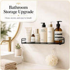 16 Pcs Shower Caddy Adhesive Replacement, Strong Shower Shelf Adhesive,WaterProof Showers Adhesives Strip, Ad-hesive Hook for Showers, No Drilling for Bathroom Storage Shelve and Kitchen Rack - color: 16pcs Transparent