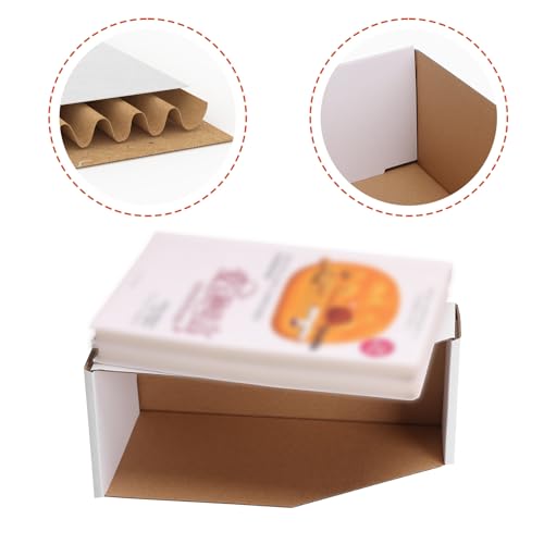 ZBEIVAN Cardboard Storage Bins Boxes 35 Packs 9.4x4x4.5 Inches, Easy Assembly Pantry Organizer Bins for Shelf, White - color: White, size: 9.4x4x4.5 inch