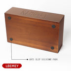 LBEMEY Acacia Wood Remote Control Holder, TV Remote Holder, Remote Organizer for Table,Home,Living room, bedroom for Wooden Remote Box (Brown, XL,for 6+ Remote Controls) - size: XL,for 6+ Remote Controls
