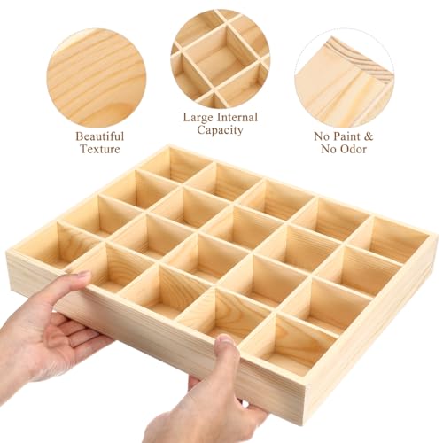 Underwear Storage Box with 20 Compartments Stackable Drawer Organizer for Socks Panties Bras and Small Clothing Accessories Space-Saving Sundries Container for Closet and Home