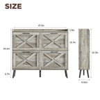 Maupvit Large Shoe Storage Cabinet with 4 Flip Drawers, Narrow Shoe Cabinet for Entryway with Wooden Legs, Freestanding Hidden Shoe Rack Organizer ＆ Metal Hinges, Washed Gray - color: Washed Gray, style: 4-Drawers