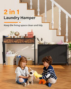 Laundry Hamper Laundry Basket: Rolling Laundry Basket Organizer with Wheels - Laundry Hamper 3 Section with Shelf Drawers Oxford Laundry Bags - Laundry Sorter for Laundry Room Bathroom Bedroom