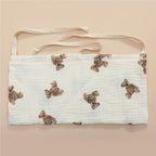 Baby Bedside Hanging Bags Storage Organizer Milk Bottle Toy Crib Baby Nappy-Bag Bed-Bunk Organizing Bag - color: Bear02