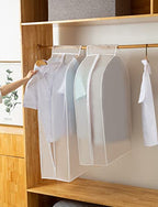 XIAKE Garment Bags M/oth-proof Dust Cover Coat Hanging Clothes Storage Bag Premium Thickened Clothing Organizer Moisture-proof Dust-proof Clothes Cover - size: 24"L * 12"W * 43"H