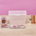 Bostitch Konnect Storage Containers with Lids, Office Organizer, Clear Plastic Box, Stackable for Index Cards, Labels, 1 Qt - size: Single