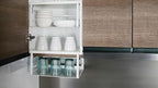 Nxconsu 2 Pack Under Shelf Storage Organizer, Adjustable Knob-Lock Hanging Basket for Kitchen Cabinet Pantry Cupboard Desk, Heavy Duty Metal, 30LB, White, Large(16.41" W×9.84" D, Interior H 4.88") - size: Large – 16.1" W