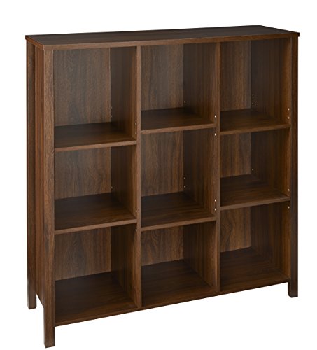 ClosetMaid 16057 Premium Adjustable 9-Cube Organizer, Dark Chestnut - color: Dark Chestnut, size: 9-Cube