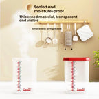8300ml Airtight Food Storage Container With Lids 9PCS Family Set, BPA-Free Food-grade Plastic Stackable Leak-proof Kitchen Pantry Organizers for Pasta, Nuts, Dry Goods, Snack,Modular Design (Red) - color: Red