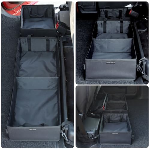 GEEDAR Under Seat Storage Truck Tool Box Organizer for Truck Underseat Storage Ford F150 F250 F350 Chevy Silverado Accessories (3 compartment) - size: for Truck 3 Seats