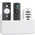 3 Slot Adjustable Remote Control Holder Wall Mount, TV Remote Holder, Self Adhesive Controller Holder, Wall Pen Holder Storage Accessories for Home Office School (White 1Pack) - color: White&1pcs