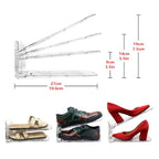 Shoe Slots Organizer, Shoe Stacker, Adjustable Level Shoe Rack Organizer, Space Saver Storage Shoe Holder Organization (10)