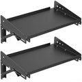 ULIBERMAGNET Garage Folding Storage Rack Shelves,200LB Metal Wall Mounted Adjustable Rail Shelf for Garage,Power Tools,Toolbox,Storage Shelves with Lip for Workshop Kitchen Office (2 Pack) - style: 200LB Folding Storage Rack Shelves