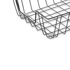 Staples Front‑Loading Letter Tray, Black Steel, 3‑Pack – Stackable Metal Desktop Organizer for Office Paper & Files