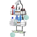anyshwu Shower Caddy Hanging, White, Plastic, Unisex, 13 Inches Deep x 6 Inches Wide x 4 Inches High, Hanging Mount, Quick Dry, For Showers - size: Bathroom Organizer 2