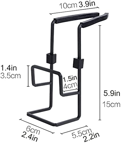 Sink Caddy Sink Sponge Holder - Faucet Rack Shower Tray - Kitchen and Bathroom Metal Organizer Hanging Fix Around Faucet