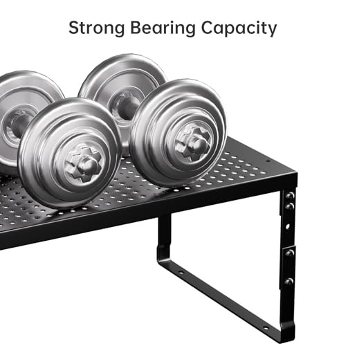 Expandable Adjustable Cabinet Shelf Organizer - Stackable Metal Spice Rack for Kitchen Pantry, Countertop, Cupboard & Bathroom (1Pack/Black,Large) - color: Black, size: 1 PACK/BLACK/LARGE