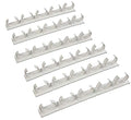 Crazy Chef Spice Clips 30 ct Spice Clips Gripper Organizer Holds 30 Spice Jars - Pantry and Inside Cabinet Organization 3M Adhesive Spice Rack