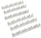 Crazy Chef Spice Clips 30 ct Spice Clips Gripper Organizer Holds 30 Spice Jars - Pantry and Inside Cabinet Organization 3M Adhesive Spice Rack