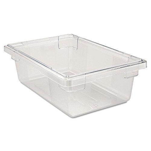 Rubbermaid Commercial Products Polycarbonate Food Storage Box/Tote, 3.5 Gallon, Clear, for Restaurant/Kitchen/Cafeteria - color: Clear, size: 3.5 Gal, style: Container