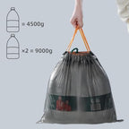 MOPALL Small Trash Bags with Drawstring, 2.6-4 Gallon Bathroom Garbage Bags, 15 Liter Black Waste Basket Liners for Bedroom, Office, Pet & Diaper Pail, Strong & Leak Proof (75 Count, 17.7" x 19.7") - size: 1 Count (Pack of 75)