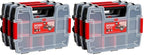 CRAFTSMAN Storage Organizer,Small Parts Organizer with 10-Compartments,Lid Includes Secure Latch (CMST60964M), (Pack of 6) - size: 6 Pack, style: Triple Pack