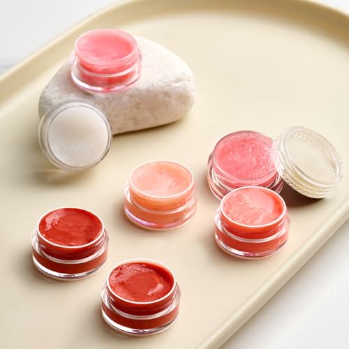 50 Pack 3 Gram Sample Containers with Transparent Lids, Small Plastic Cosmetic Jars, Makeup Travel Container Jar for Cream, Bead, Eye Shadow, Lotions, Powders, Lip Gloss with Labels Spatulas - color: Clear Lid, size: 0.1 Ounce