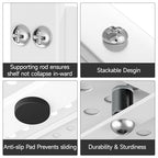 2Pack Expandable Cabinet Shelf Organizers, Stackable Metal Shelves Extender for Kitchen Countertop Storage, Adjustable Spices Shelves Rack Stand for Cupboard Pantry, Black - size: 2Pack-Special-8''Wx(16.5-27'')Lx9.6''H-Black