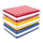 CoiiJoii 3PCS A4-Size Clear Hard Shell Zippered Case, Diaper Bag Organizing Pouches, Waterproof Cosmetic Bag, Kid's Toy Storage Organizer Bins, Pencil Case. - size: XL-3PCS