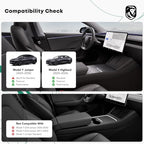 YHTAUTO Center Console Organizer Tray Fit for Tesla Model Y Juniper 2025 2026, Tesla Model 3 Highland 2024 2025 2026 Armrest Drawer Organizer, Armrest Hidden Compartment Box Car Accessories - style: 3PCS Center Console & Armrest Box