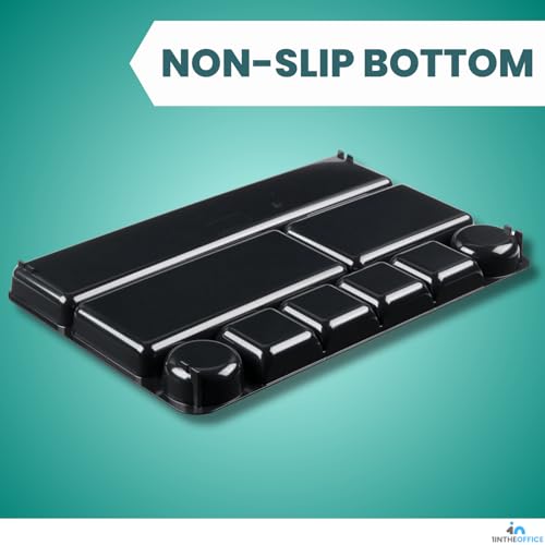 1InTheOffice Desk Drawer Organizer 9-compartment Drawer Tray Organizer (2 Pack)