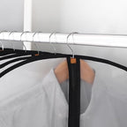 Clear Suit Bags for Closet Storage,40" Garment Bag for Storage,12 pack Garment Bags for Hanging Clothes,Breathable Lightweight Dust Proof Cover with Study Full Zipper for Coats,Jackets - size: 12pcs 24'' x 40''