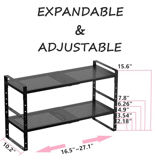 Multi-Functional Metal Shoe Rack, Space-Saving, Perfect for Entryway, Closet, Bathroom, etc. - Sturdy and Durable, High Weight Capacity（2PACKS/Black/Large - color: 2packs/Black, size: Large