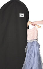 Whitmor Deluxe Zippered Dress Bag, Black - color: Dress Bag Black