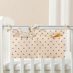 Baby Bedside Hanging Bags Storage Organizer Milk Bottle Toy Crib Baby Nappy-Bag Bed-Bunk Organizing Bag - color: Star