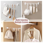 10Pcs Laundry Hooks with Clips Hanger Closet Organizer Clamps Hanging Socks Boot Bras Towels Shower Pegs for Bathroom Wardrobe Kitchen Office Holders Clothes Pins Heavy Duty Outdoor, Pink