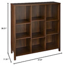 ClosetMaid 16057 Premium Adjustable 9-Cube Organizer, Dark Chestnut - color: Dark Chestnut, size: 9-Cube