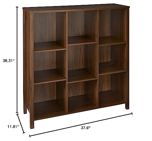 ClosetMaid 16057 Premium Adjustable 9-Cube Organizer, Dark Chestnut - color: Dark Chestnut, size: 9-Cube