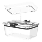 Prepara Latchlok 5.25 Cup Tritan Food Storage Container, Set of 2, Clear - size: 5.25 cup