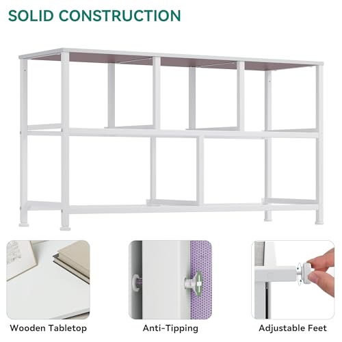 YITAHOME Wide Storage Tower with 5 Drawers - Fabric Dresser, Organizer Unit for Bedroom, Living Room, Closets - Sturdy Steel Frame, Easy Pull Fabric Bins & Wooden Top - color: Tie Purple, style: 5-Drawer