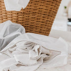 Full Circle Mesh Laundry Bags Set of 4 – Recycled Material Garment Wash Bags with Durable Zippers, Protects Delicates, Lingerie, and Small Items in Washing Machines, White - color: White