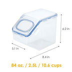 Lock & Lock Storage Bins Food Storage Container with Flip-top lids (Small) - size: Small
