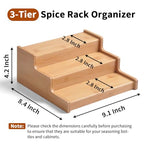 JinDoWin 2 Pack Cabinet Spice Rack Organizer - Enhanced Cabinet Spice Organizer, Practical Spice Rack Organizer for Cabinet and Efficient Cabinet Spice Organizer (2, 9 Inch) - size: 9 Inch